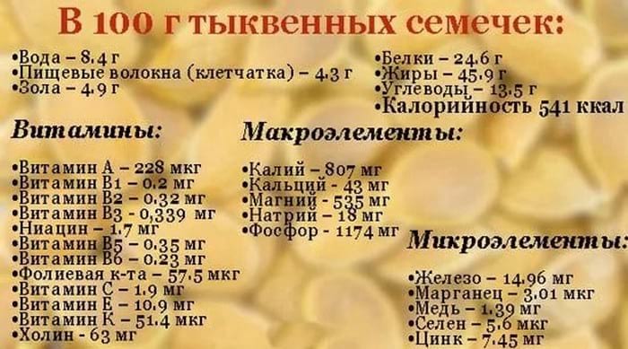 Чим корисні сирі гарбузове насіння. Гарбузове насіння користь, калорійність, лікування.