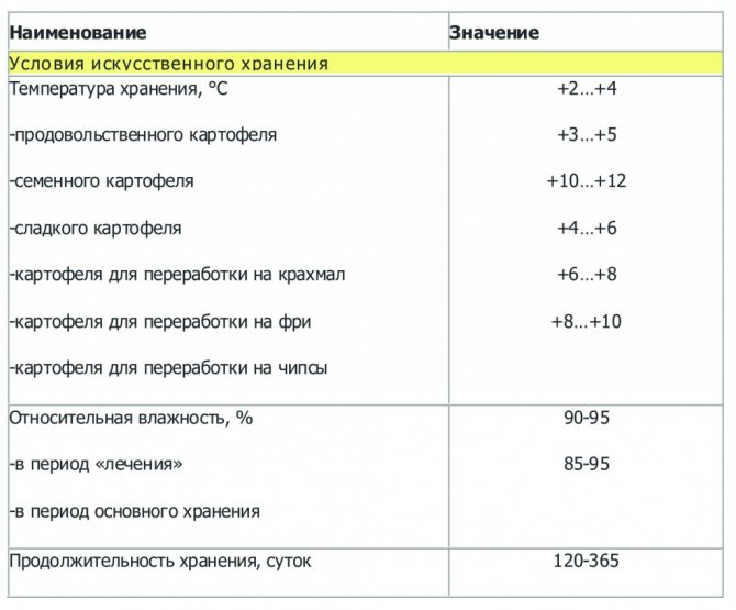 При якій температурі замерзає картопля на вулиці