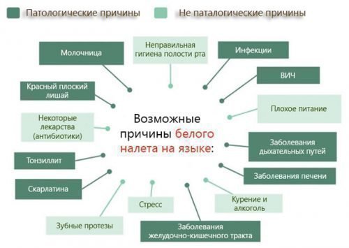 Грибок (кандидоз) на мові: симптоми, причини і лікування